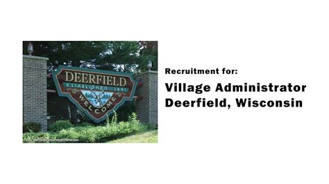 village of deerfield employment.